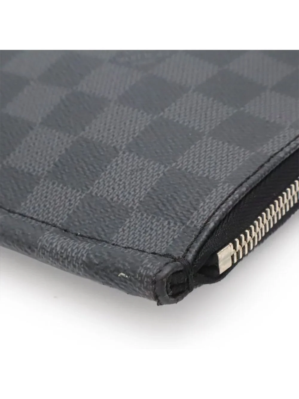 Louis Vuitton Damier Graphite Poche Document Briefcase Case Clutch